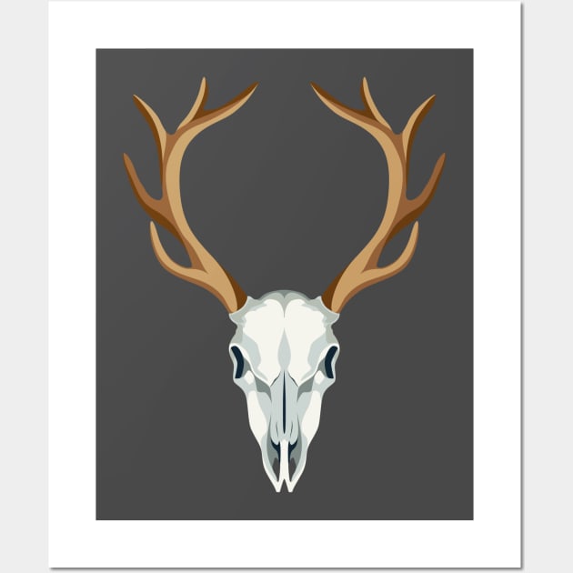 Deer's skull Wall Art by AtelierNab